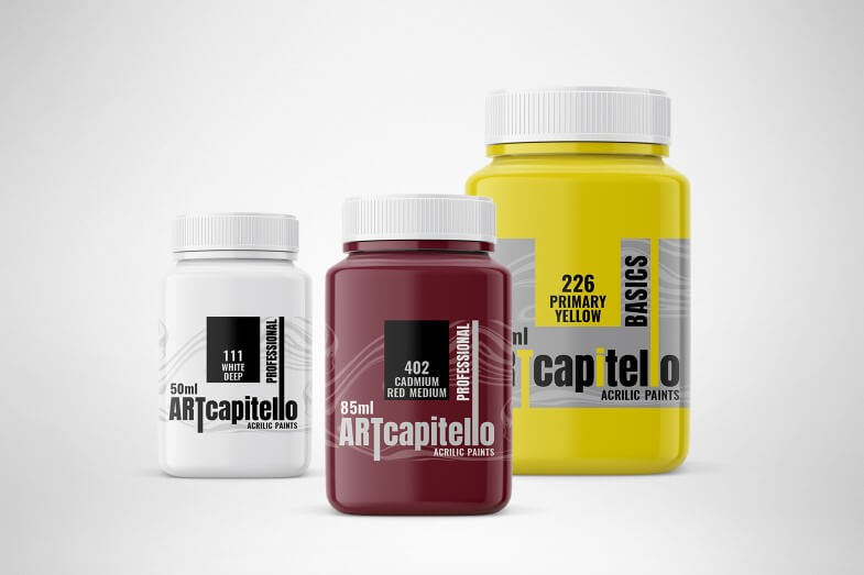 ARTcapitello - Редизайн этикеток для художественных красок