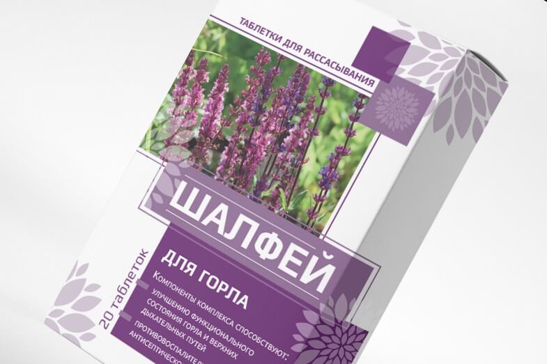 ВТФ - Упаковка таблеток для горла