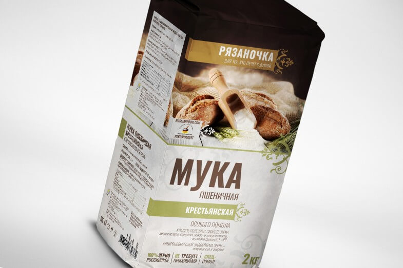 Рязаночка - Упаковка муки