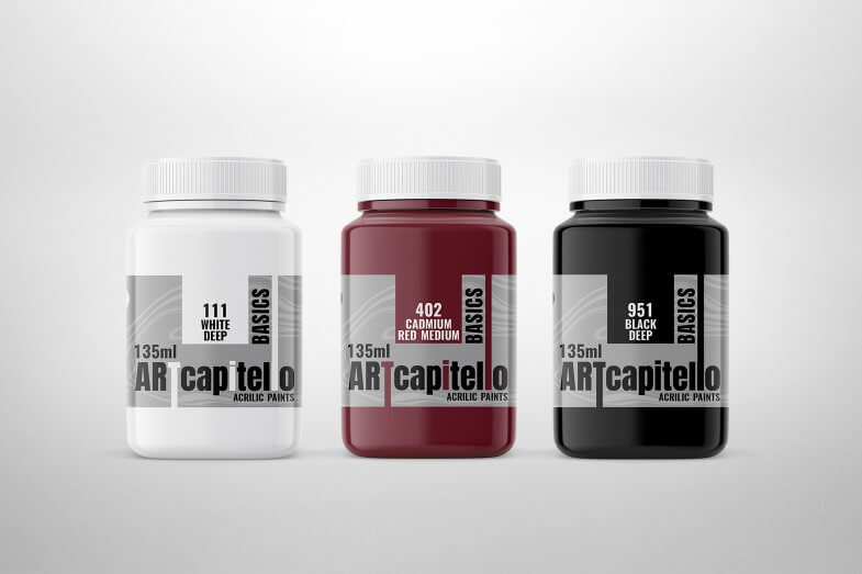 ARTcapitello - Редизайн этикеток для художественных красок