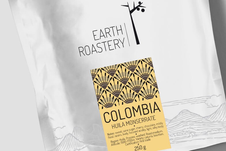 Earth Roastery - Фирменный стиль кофейного бренда