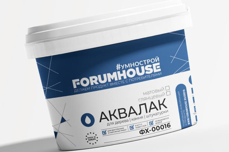 FORUMHOUSE - Упаковка линейки строительных и отделочных материалов