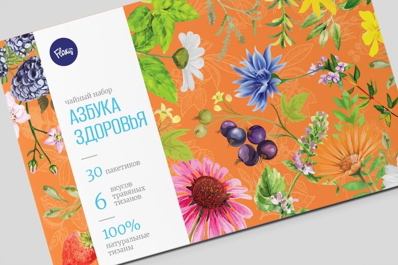 Floris - Упаковка подарочного набора травяных тизанов