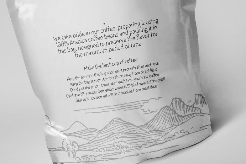 Earth Roastery - Ребрендинг упаковки кофе