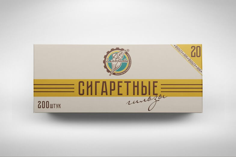 Главтабак - Упаковка сигаретных гильз