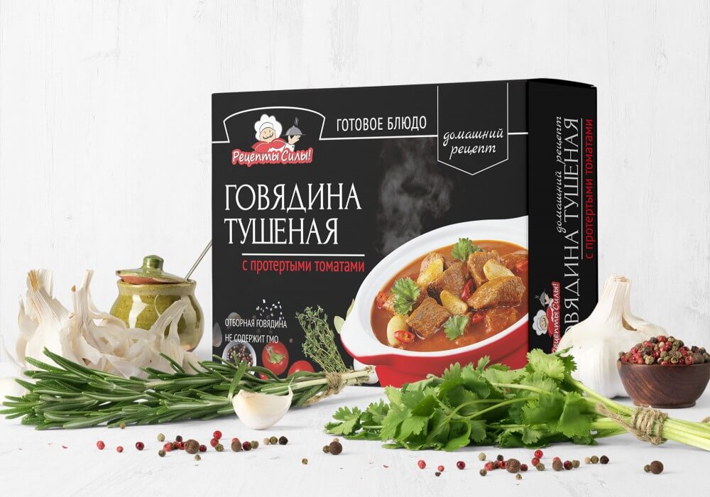 Рецепты Силы - Упаковка готовых блюд