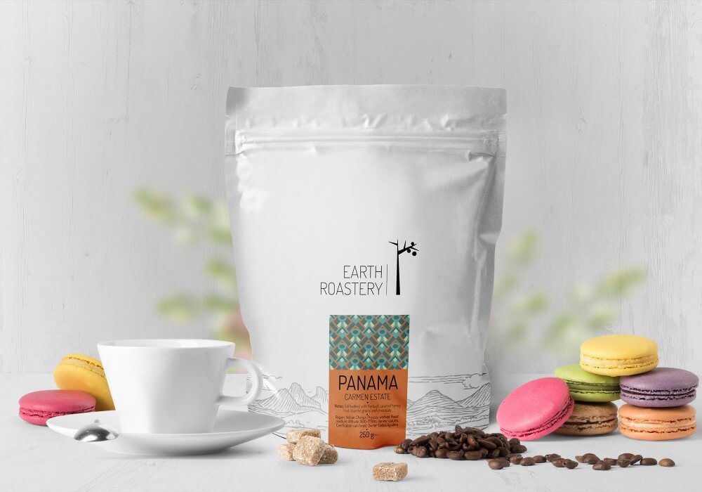 Earth Roastery - Ребрендинг упаковки кофе