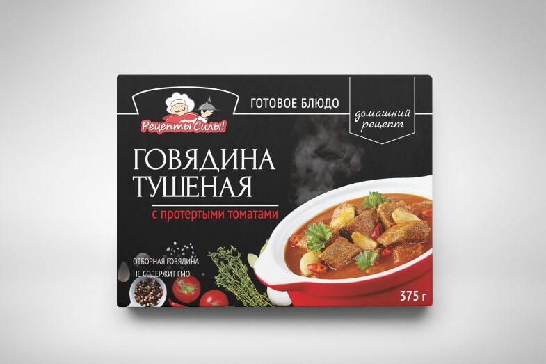 Рецепты Силы - Упаковка готовых блюд