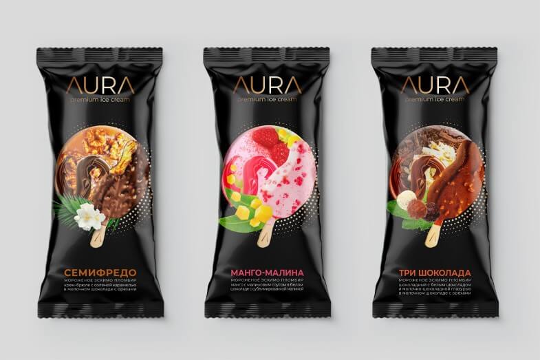 Морозофф - Упаковка и логотип линейки мороженого