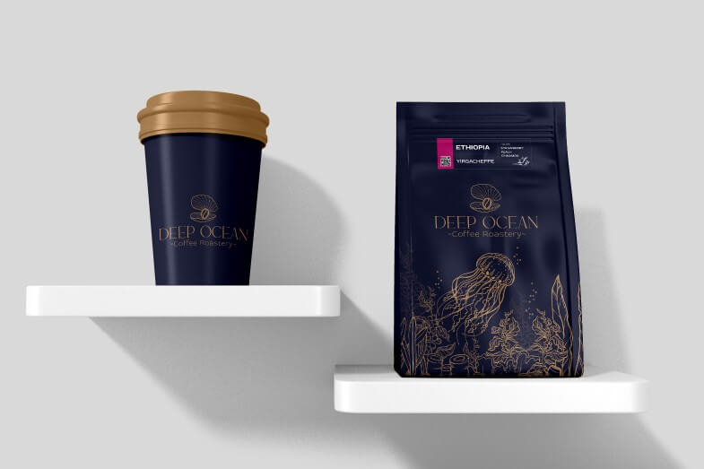 Deep Ocean Roastery - Упаковка кофе