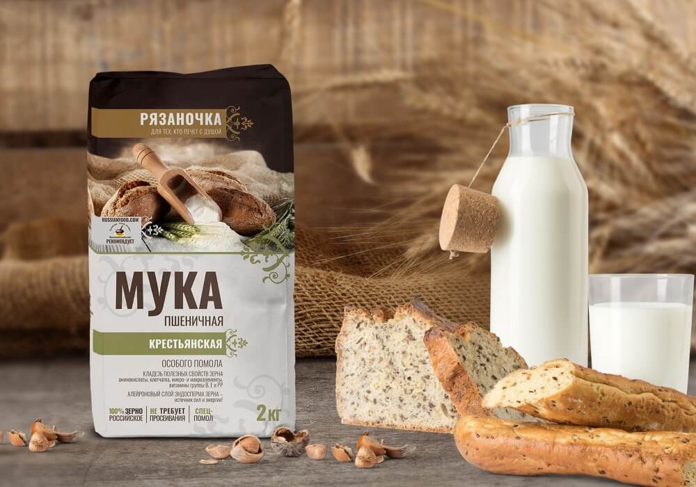 Рязаночка - Упаковка муки
