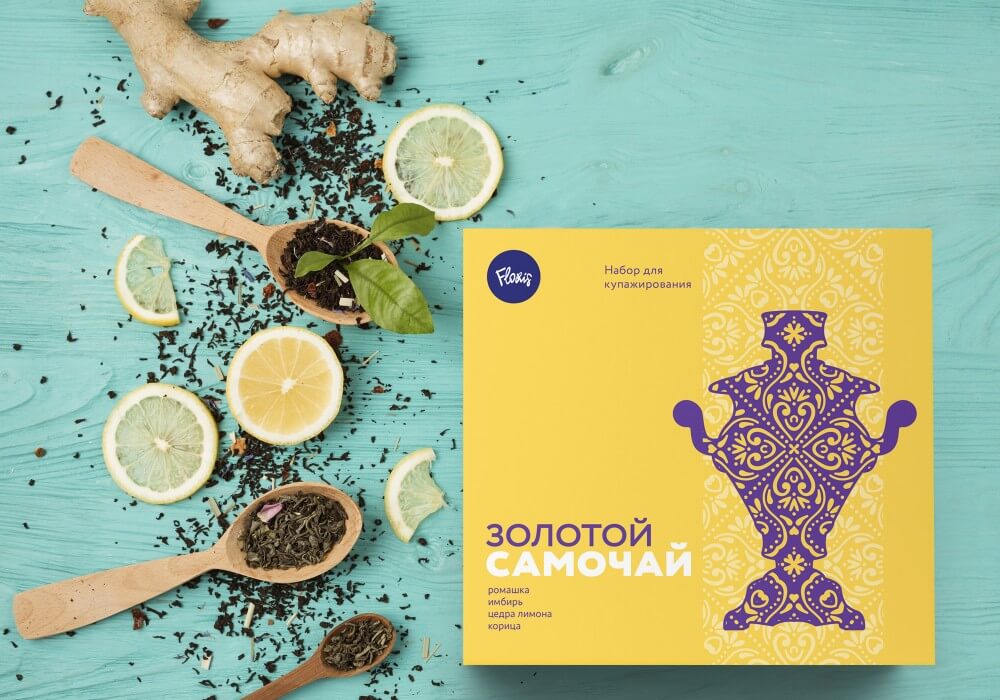 Floris - Упаковка набора для купажирования травяного чая